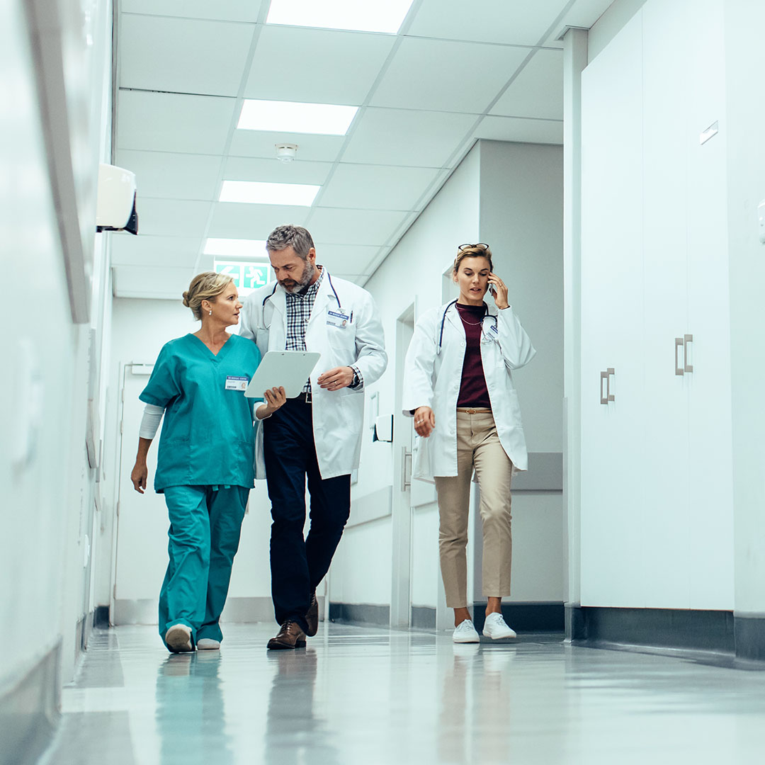 doctors in hallway